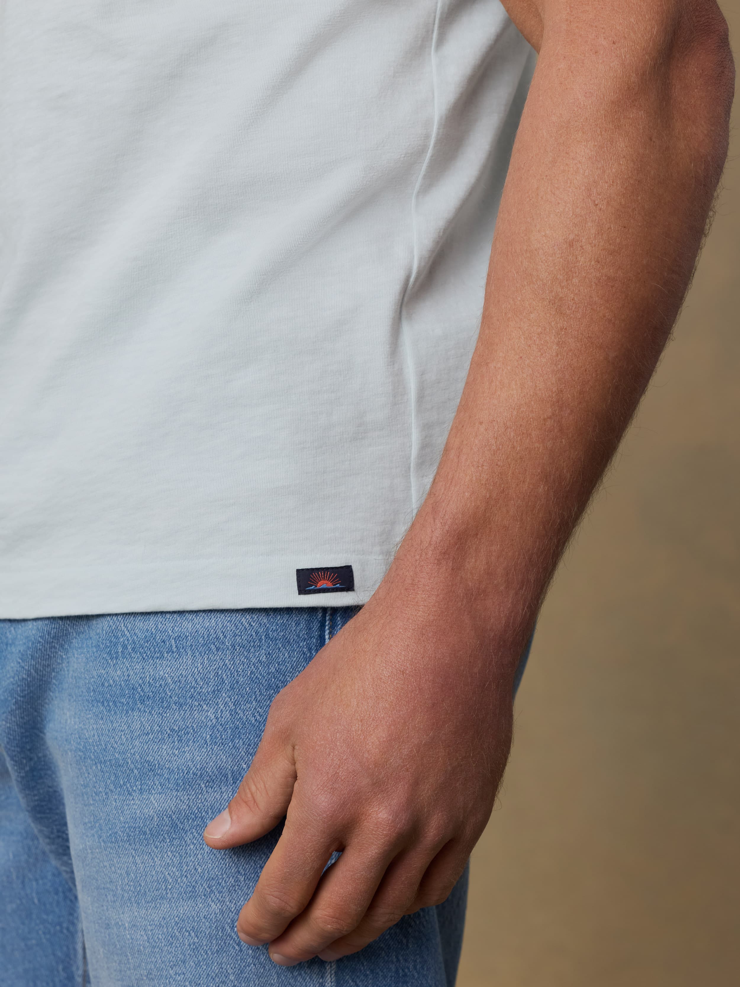 Surf Shop Sunwashed Tee - Sky - Image 5