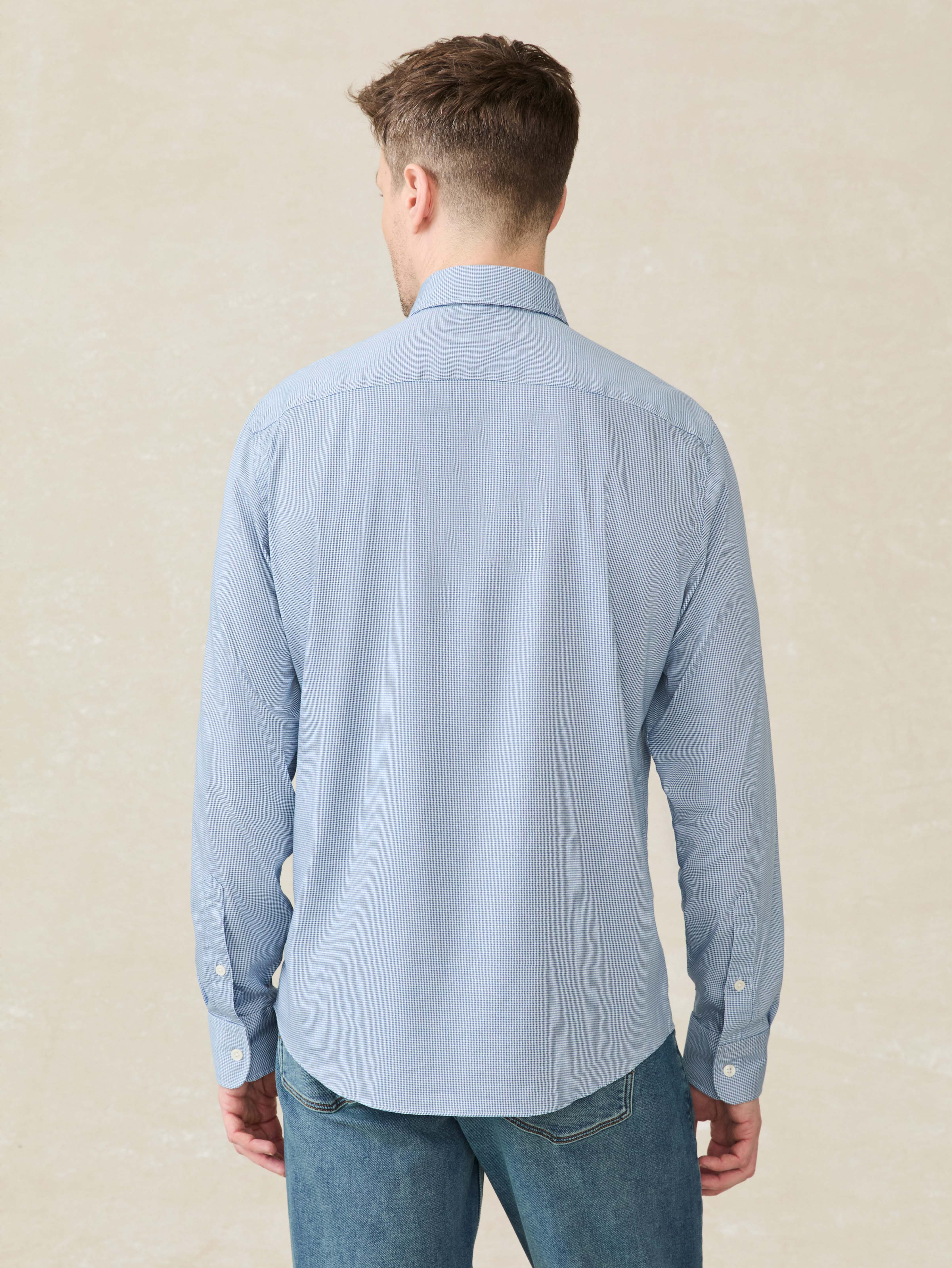 The Movement™ Shirt - Azure Pincheck - Image 3