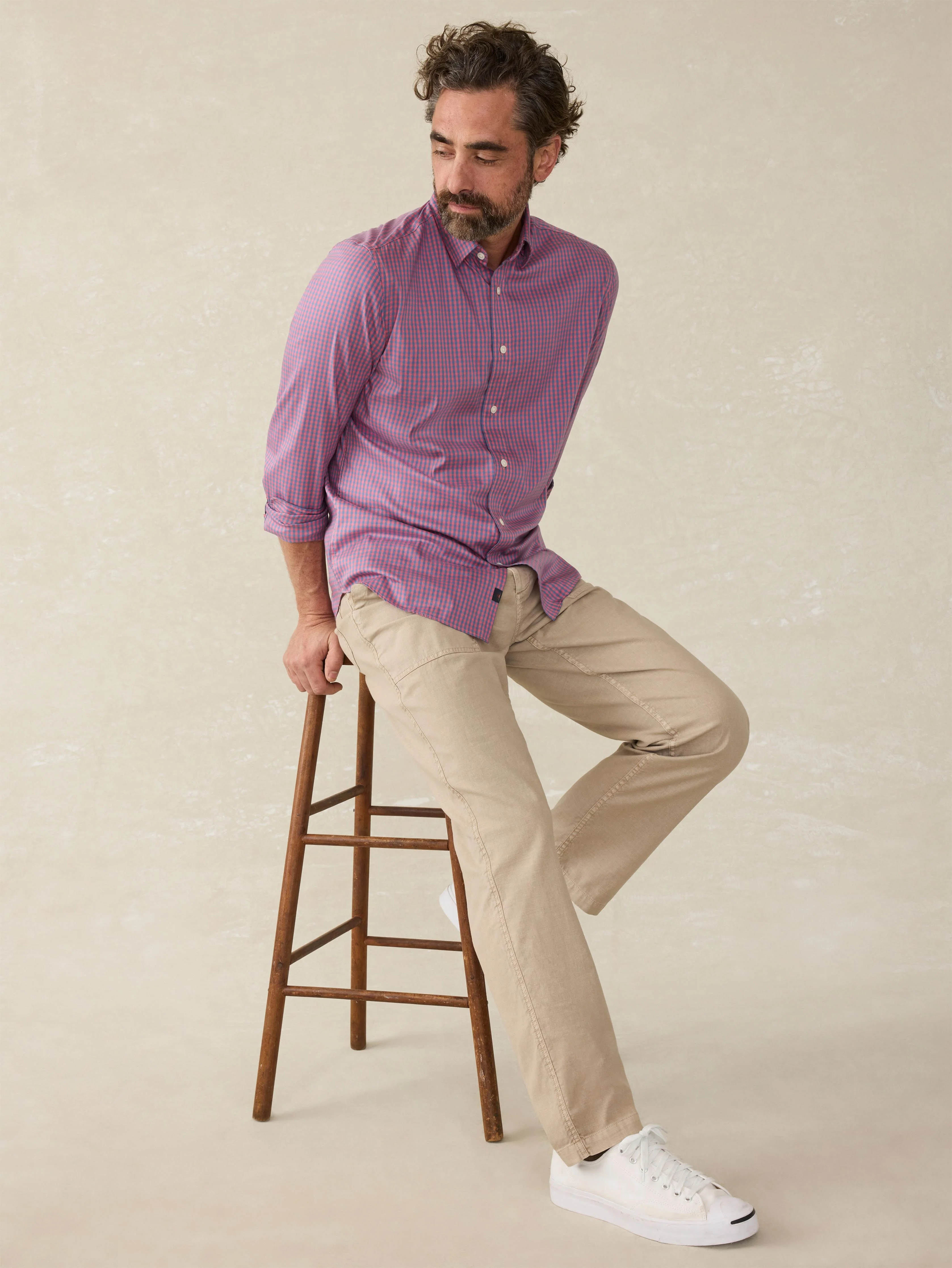 Movement™ Shirt (Tall) - Blue Rose Gingham - Image 3