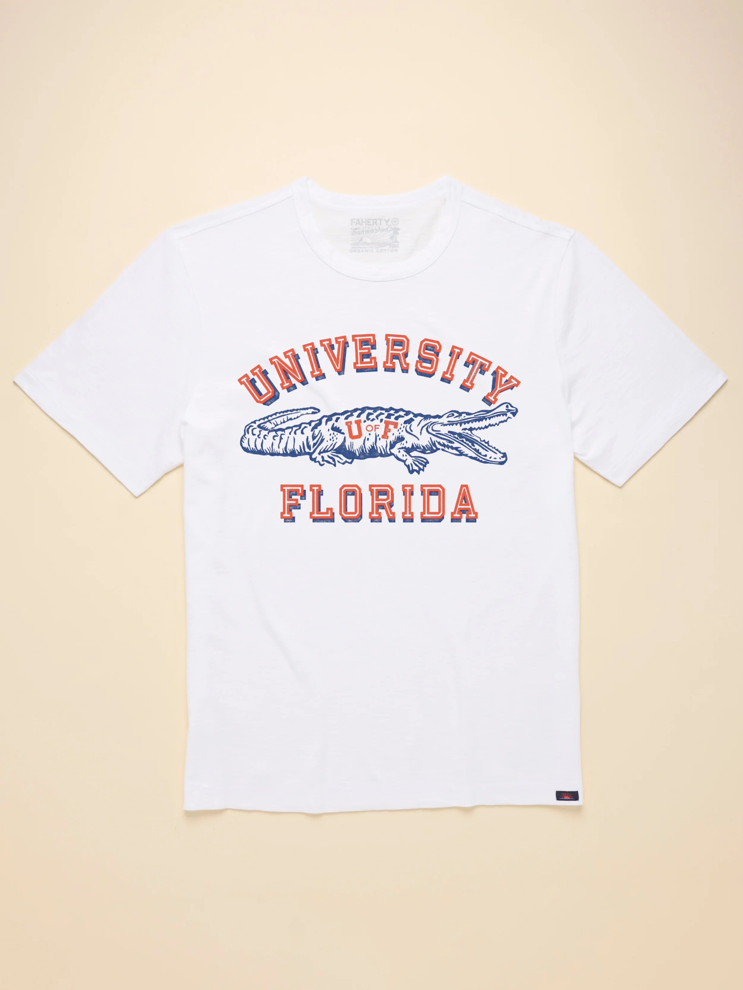 University of Florida Sunwashed Tee - White - Image 4