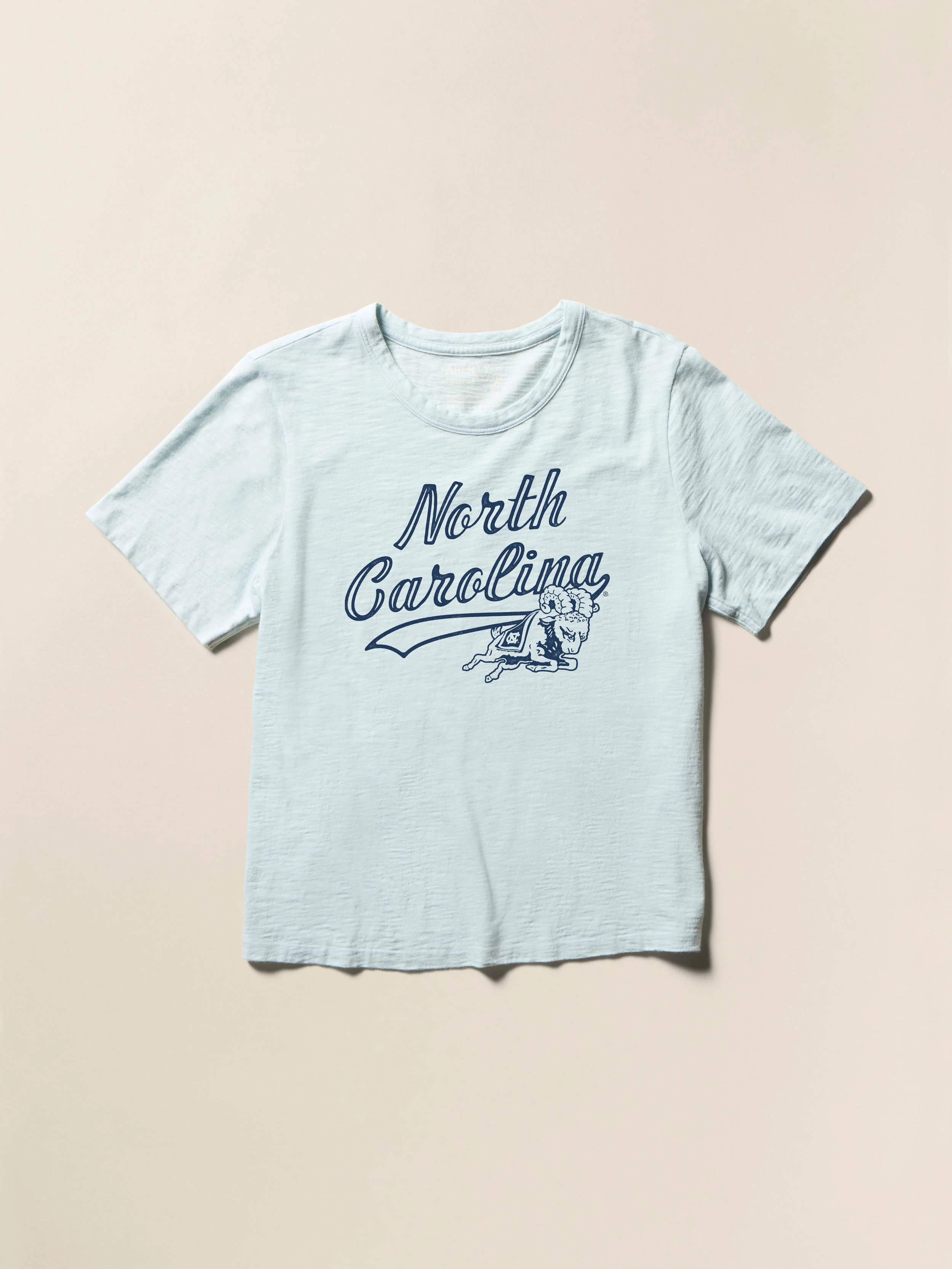 University of North Carolina Sunwashed Essential Tee - Sky - Image 2