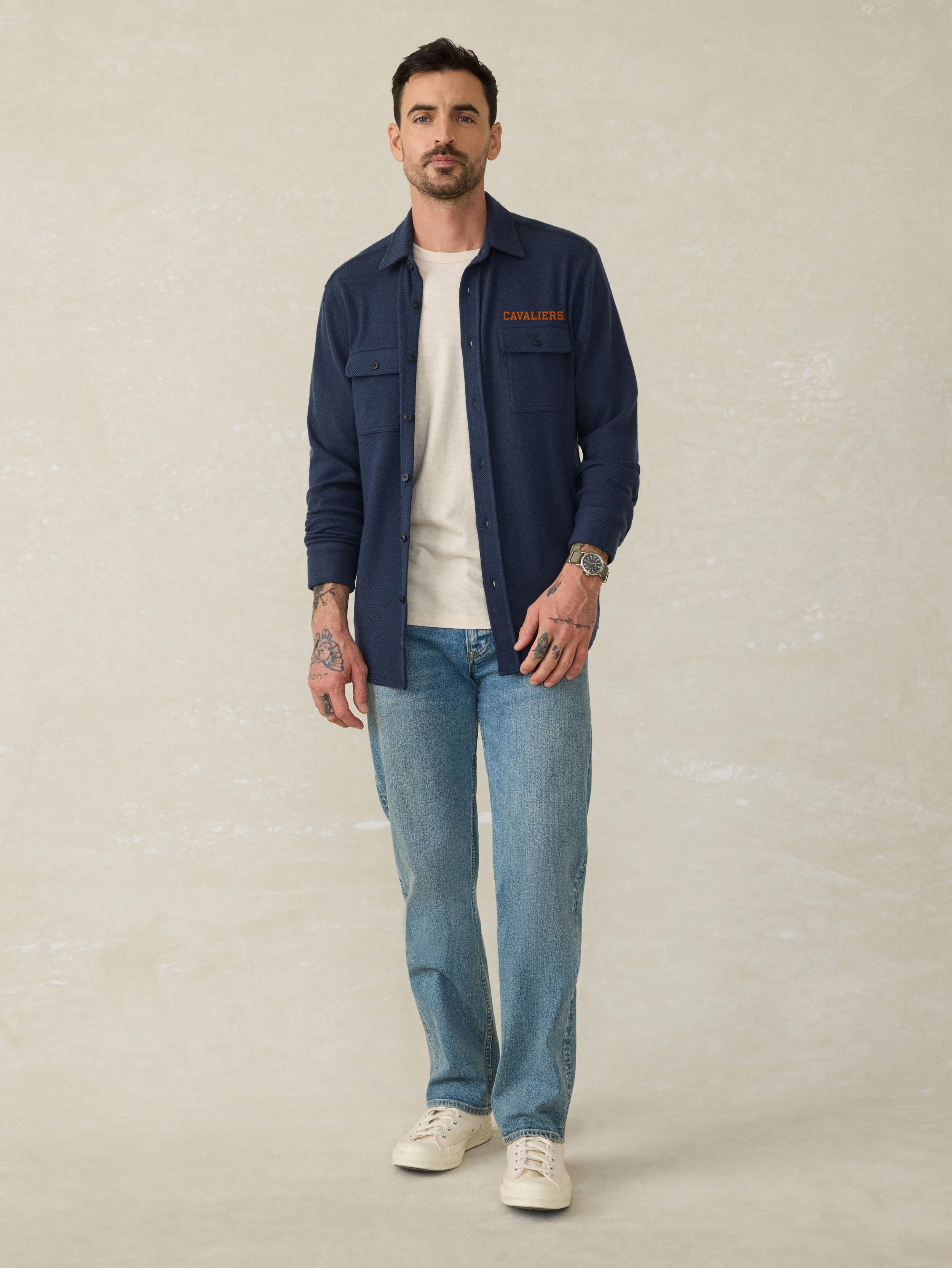 University of Virginia Legend™ Sweater Shirt - Brighton Navy Twill