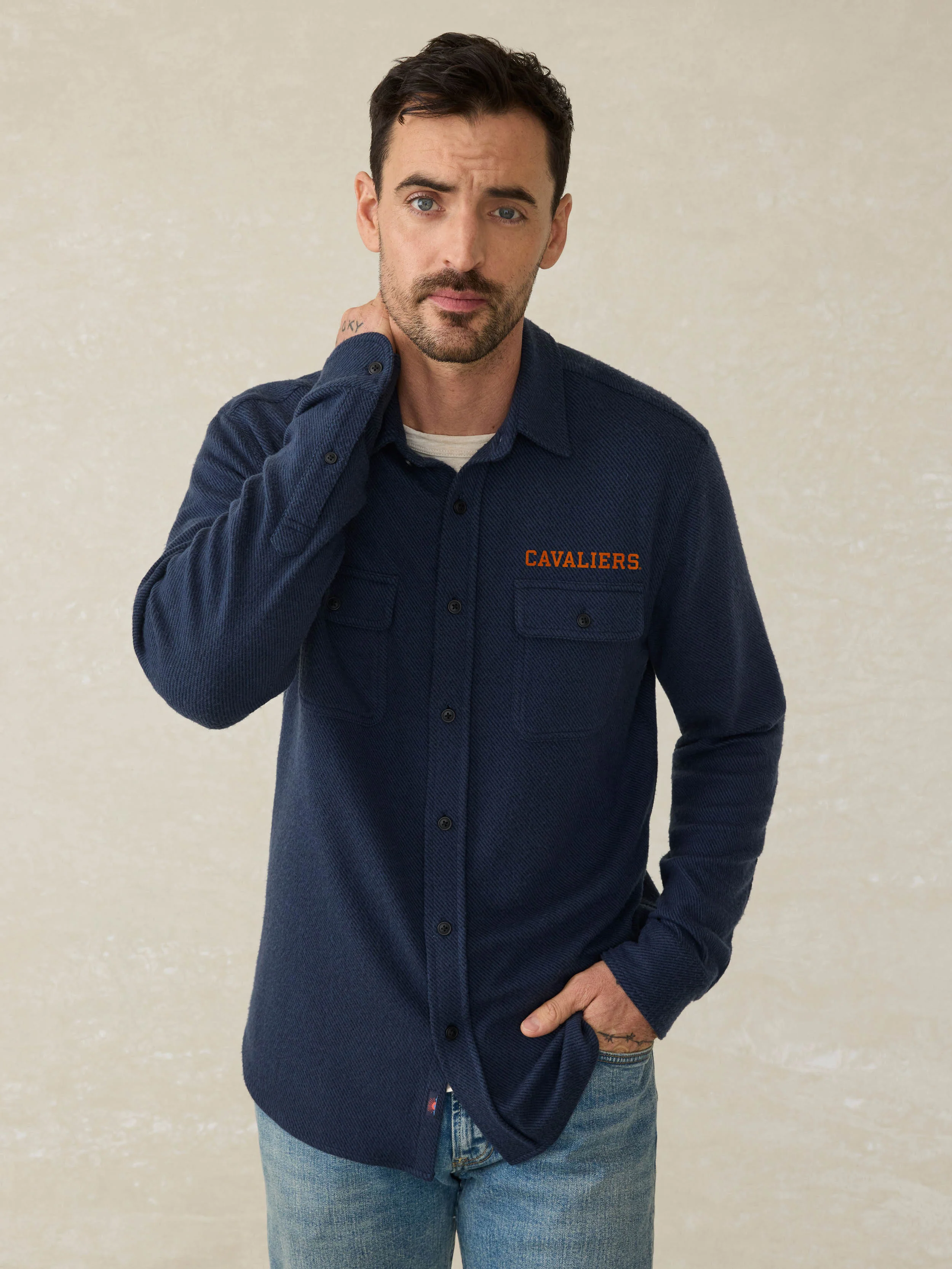 University of Virginia Legend™ Sweater Shirt - Brighton Navy Twill - Image 2